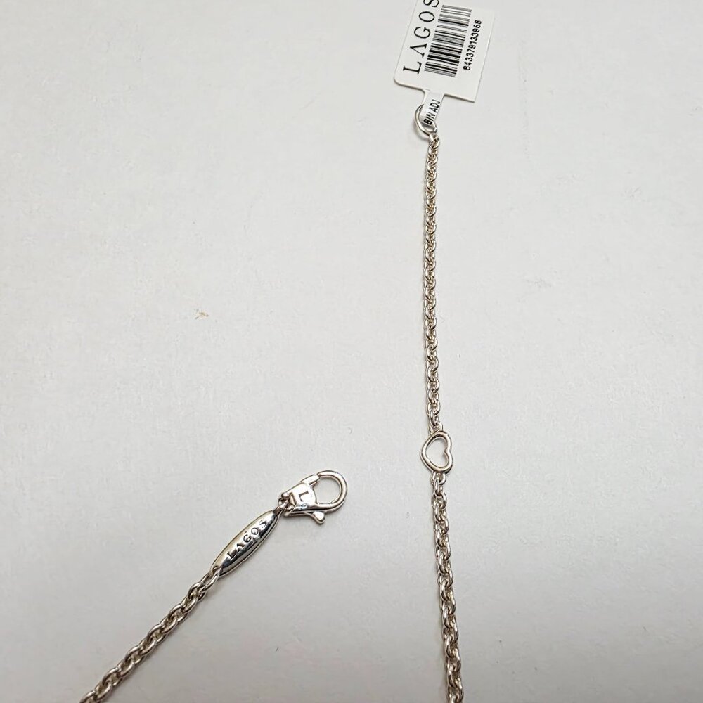 Lagos Rittenhouse Five Station White Topaz Necklace - Picture 9 of 16